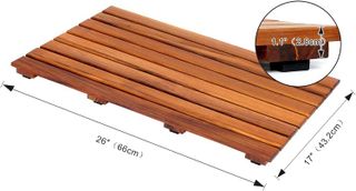 No. 6 - VaeFae Teak Shower Mat - 3