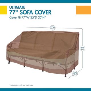 No. 8 - Duck Covers Ultimate Waterproof Patio Loveseat Cover - 3