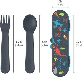 No. 8 - Bentgo Dino Kids Flatware Set - 5