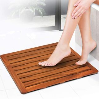 No. 4 - Utoplike Teak Wood Bath Mat - 5