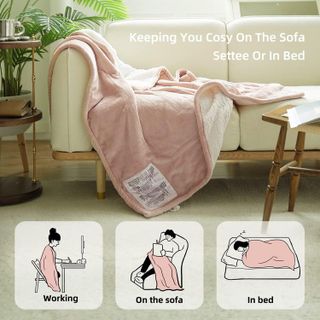 No. 4 - GOTCOZY Heated Blanket Electric Throw - 3