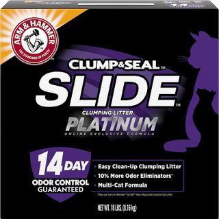 No. 9 - Arm & Hammer SLIDE Platinum Multi-Cat Easy Clean-Up Clumping Cat Litter - 1