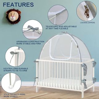 No. 4 - Baby Crib Tent Safety Net - 3
