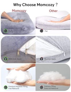 No. 2 - Momcozy Maternity Pillow - 5