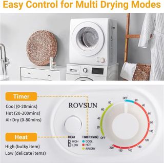 No. 3 - ROVSUN 110V Portable Clothes Dryer - 4