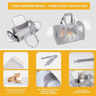 No. 4 - SECLATO Soft-Sided Cat Carrier - 5