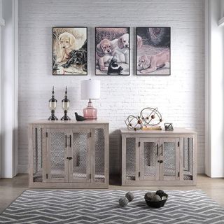 No. 6 - Unipaws Furniture Dog Crate - 3