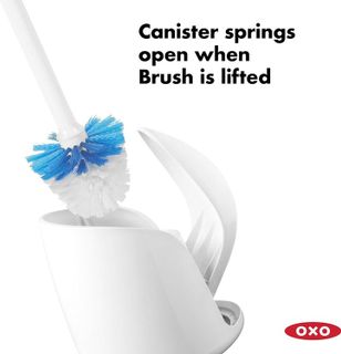 No. 9 - OXO Good Grips Compact Toilet Brush & Canister - 4