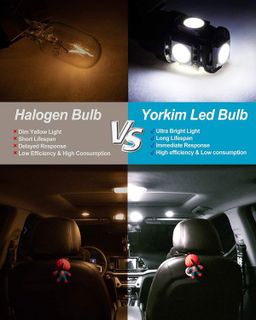 No. 8 - Yorkim T10 194 LED Light Bulbs - 3