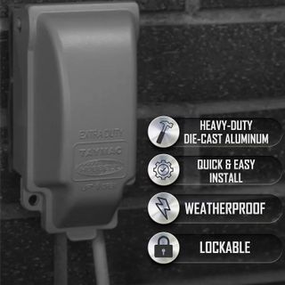 No. 8 - TayMac MX3200 RaynGuard Extra Duty Metal Weatherproof in-Use Cover - 4