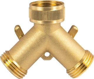 No. 5 - Hourleey Brass Garden Hose Splitter (2 Way) - 3