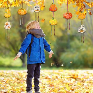 No. 10 - Pumpkin Wind Chime Kit for Kids - 4