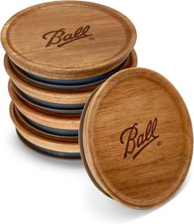 No. 6 - Ball Jar Wooden Storage Lids - 1