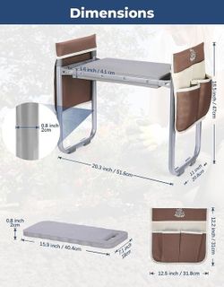 No. 1 - DEERFAMY Garden Kneeler and Seat - 2