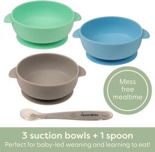 No. 10 - UpwardBaby Silicone Suction Baby Bowl Set - 2