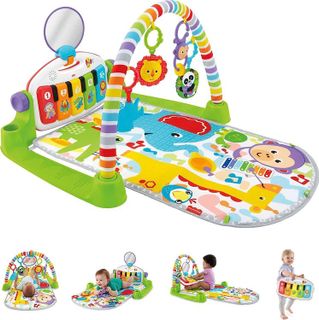 No. 2 - Fisher-Price Baby Playmat Deluxe Kick & Play Piano Gym - 1