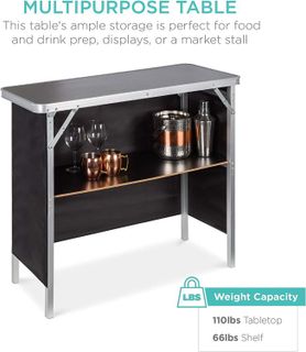 No. 3 - Best Choice Products Patio Bar Table - 3