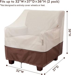 No. 8 - Bestalent Patio Chair Covers - 2