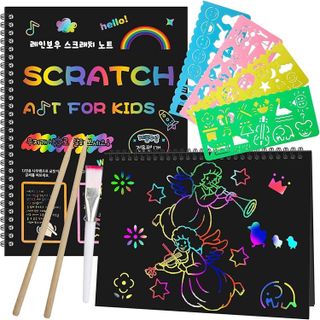 No. 5 - Smasiagon Scratch Paper Art Set for Kids - 1