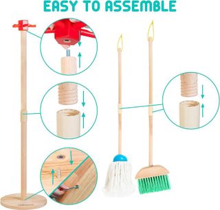 No. 5 - HELLOWOOD Kids Cleaning Set - 4