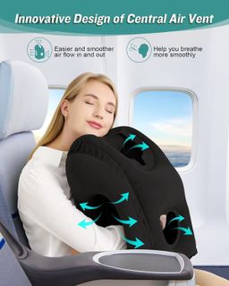 No. 10 - JefDiee Inflatable Travel Pillow - 3