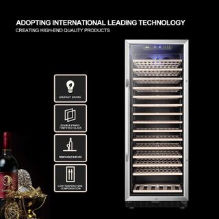 No. 5 - Lanbo Built-in Compressor Wine Chiller Single Zone Wine Cellar Fridge - 3