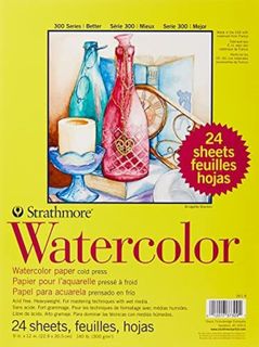 No. 9 - Strathmore 300 Series Watercolor Paper Pad - 1