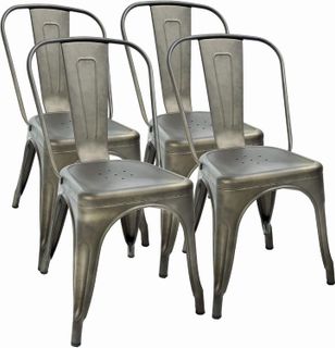 No. 3 - FDW Metal Dining Chairs - 1