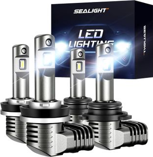 No. 10 - SEALIGHT 9005/HB3 H11/H9/H8 LED Headlight Bulbs Combo - 1