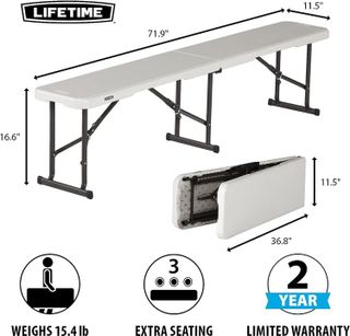 No. 1 - Lifetime Outdoor Bench - 3