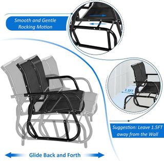 No. 8 - Esright Outdoor Glider Bench - 4