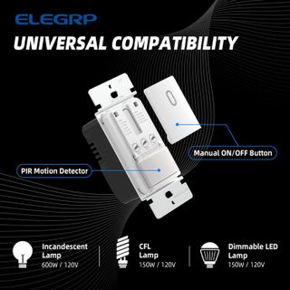 No. 3 - ELEGRP Motion Sensor Light Switch - 2