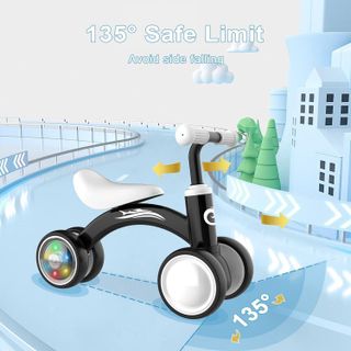 No. 4 - Colorful Lighting Baby Balance Bike - 3