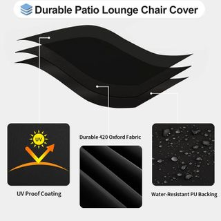 No. 3 - OutdoorLines Outdoor Waterproof Patio Chaise Lounge Chair Cover - 3