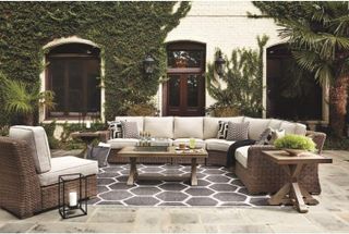 No. 6 - Signature Design by Ashley Outdoor Loveseat - 5