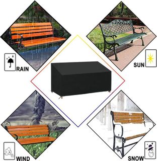 No. 9 - BLIIFUU Patio Bench Cover - 4