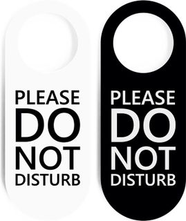 No. 9 - Do Not Disturb Door Hanger Sign 2 Pack - 1