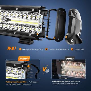 No. 10 - Nilight Led Light Bar 12Inch 300W - 5