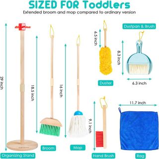 No. 5 - HELLOWOOD Kids Cleaning Set - 3