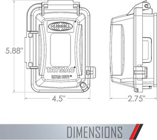 No. 4 - TayMac MM420C 1-Gang Nonmetallic Extra Duty Weatherproof In-Use Horizontal/Vertical 16-in-1 Standard Cover - 3