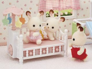 No. 9 - Calico Critters Crib with Mobile - 5