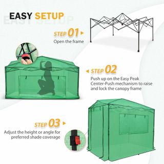 No. 3 - EAGLE PEAK 8x6 Portable, Heavy-Duty, Walk-in Pop-up Greenhouse - 2