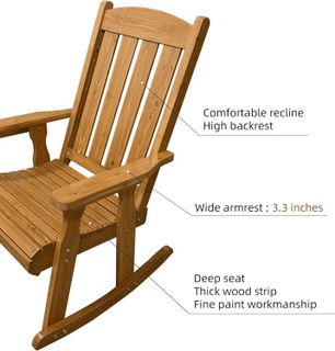 No. 10 - Wooden Rocking Chair - 5