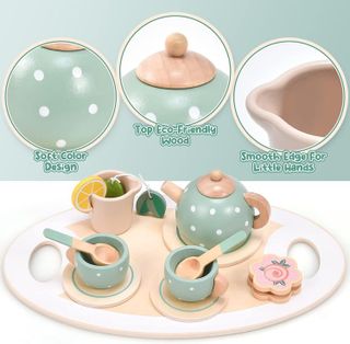 No. 6 - Wooden Tea Set - 4