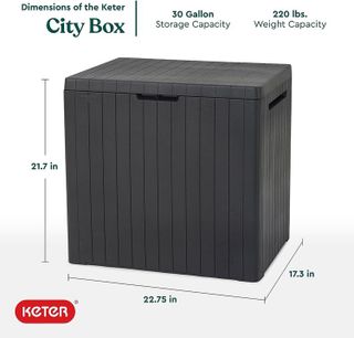 No. 3 - Keter City 30 Gallon Resin Deck Box - 3