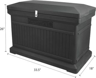 No. 4 - RTS Companies Inc 550200500A7981 Home Accents Parcelwirx Premium Horizontal Delivery Drop Box with Hinged Lid - 3