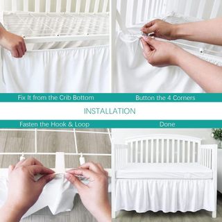 No. 2 - Biloban Crib Bed Skirt - 3