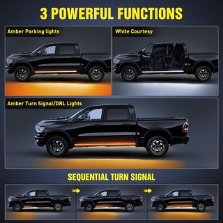 No. 2 - Nilight Truck LED Running Board Lights - 2