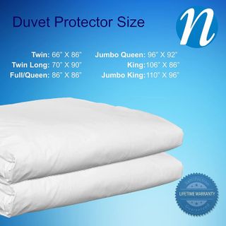 No. 5 - Premium 100% Cotton Duvet Comforter Protector - 4