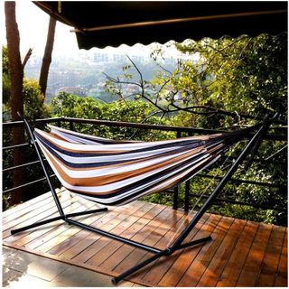 No. 4 - UNICOO- 2-Person Adjustable Indoor Outdoor Double Hammock Bed - 2